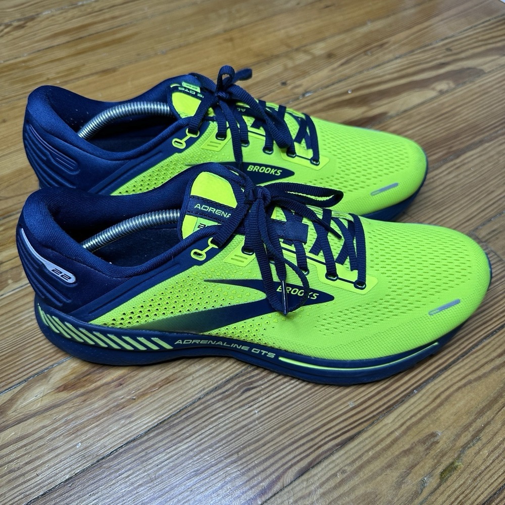 Brooks Adrenaline GTS 22 Mens 12D 'Nightlife Titan' Sneakers Running Athletic